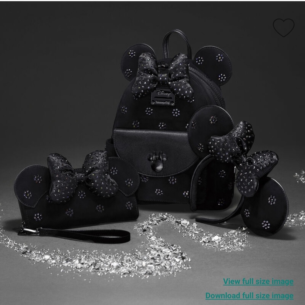 Loungefly Limited Edition Minnie Mouse Swarovski® Crystals Complete Set - LE 300